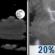 Partly Cloudy then Slight Chance T-storms