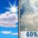 Mostly Sunny then T-storms Likely